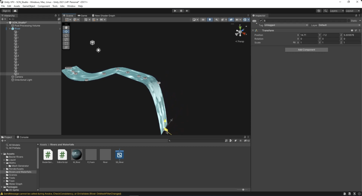 Rivers and Waterfalls Unity&nbsp;Tool